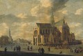 The Grote Markt with Saint Bavo's Cathedral, Haarlem - (after) Gerrit Adriaensz Berckheyde