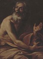 Saint Jerome 2 - (after) Giovanni Battista Langetti