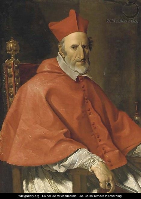 Portrait of a Cardinal 3 - (after) Giovanni Battista (Baciccio) Gaulli