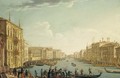The regatta on Ascension Day in the Grand Canal, Venice, with the Palazzo Balbi on the left - (after) (Giovanni Antonio Canal) Canaletto