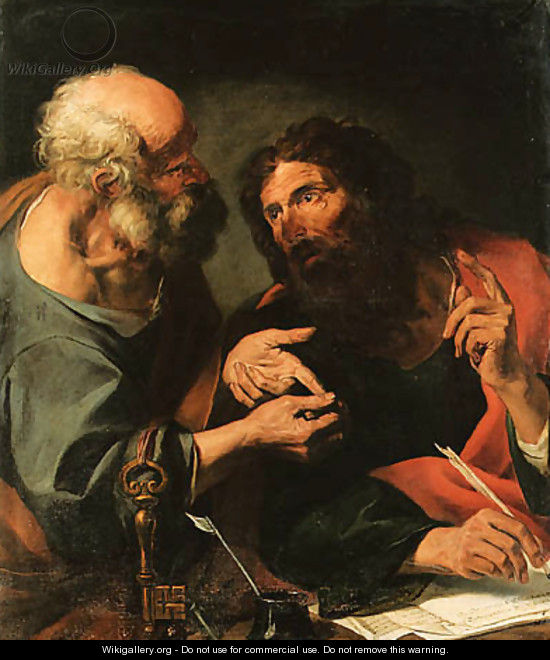 Saints Peter and Paul - (after) Giocchino Assereto