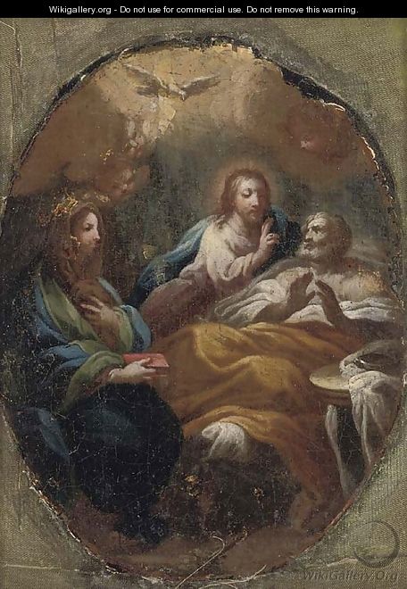 Christ blessing a man - (after) Francesco Trevisani