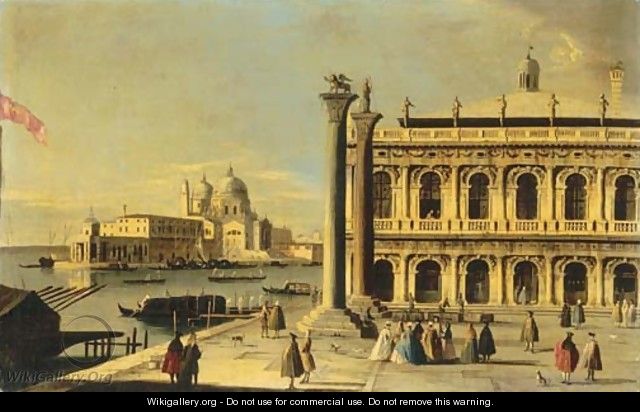 The Piazzetta, Venice, with the Libreria - (after) Francesco Tironi