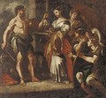 Salome receiving the head of Saint John the Baptist - (after) Francesco Solimena