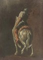 A soldier on horseback - (after) Francesco Simonini