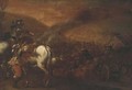 A cavalry battle - (after) Francesco Simonini