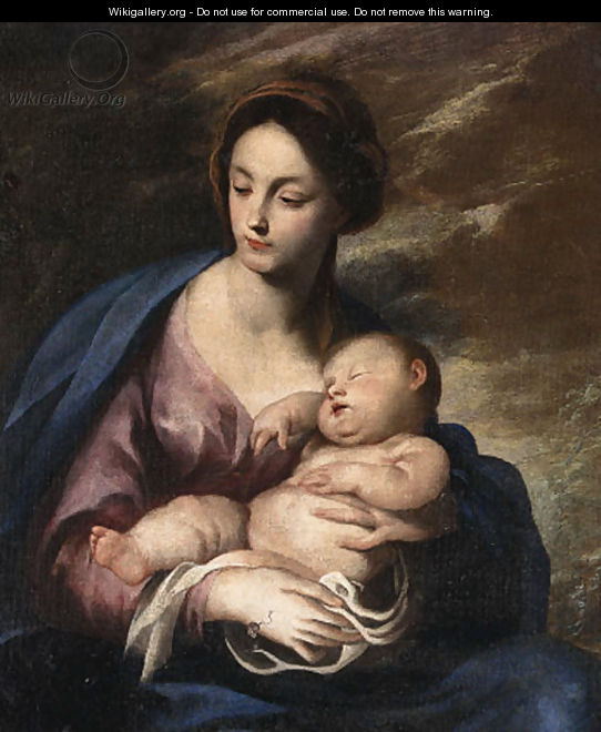 The Madonna and Child - (after) Francesco Guarino