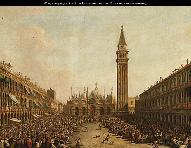 The Piazza San Marco, Venice, on the Doge