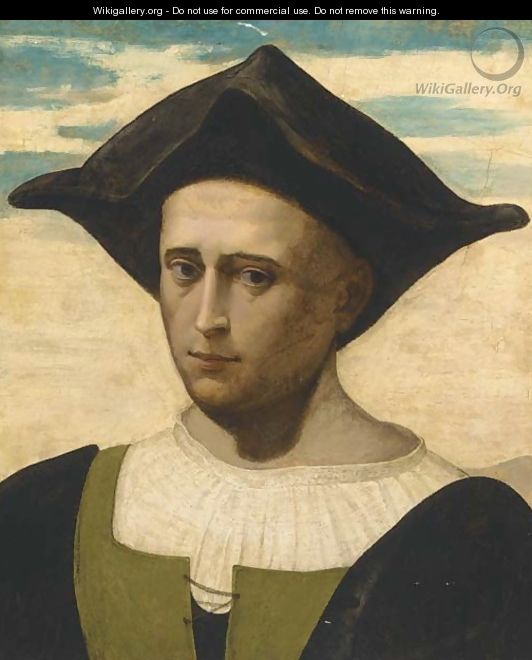 Portrait of a man - (after) Francesco Franciabigio
