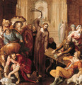 Christ driving the money lenders from the Temple - (attr. to) Floris, Frans