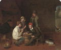 Playing for supper - (after) Frederick Daniel Hardy