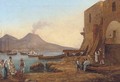 Fishermen on the shores of the bay of Naples - (after) Franz Ludwig Catel