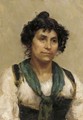 A peasant girl - (after) Long, Edwin