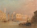 Vessels before St Mark's Square, Venice - (after) Edward Pritchett