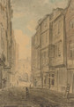 Butchers Row and Temple Bar, London - (after) Dayes, Edward