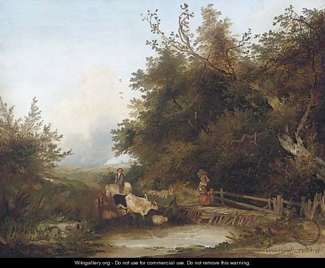 Going to market, view near West Broughton - (after) Edward Charles Williams