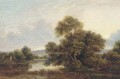 A tranquil backwater - (after) Edward Charles Williams