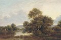 A tranquil backwater - (after) Edward Charles Williams