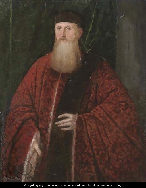 Portrait of a Venetian Senator - (after) Domenico Tintoretto (Robusti)