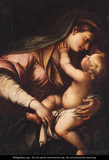 The Madonna and Child - (after) Domenico Piola