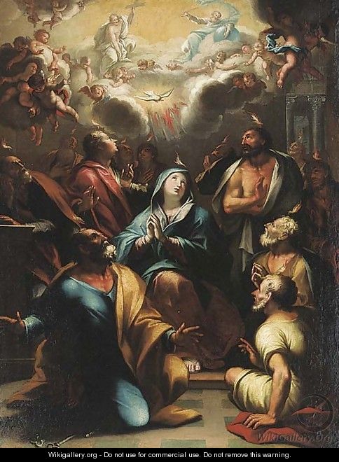 The Pentecost - (after) Domenico Piola