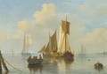 Shipping on a calm - (after) Everhardus Koster