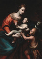 The Madonna and Child with the Infant Saint John the Baptist - (after) Enea Talpino, Called Il Salmeggia