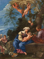 The Rest on the Flight into Egypt - (after) Francesco Albani