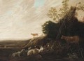 A landscape with cattle in the foreground - (after) Francois Ryckhals