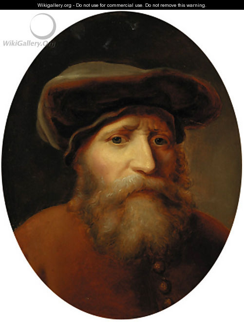 A bearded man - (after) Christian Wilhelm Ernst Dietrich