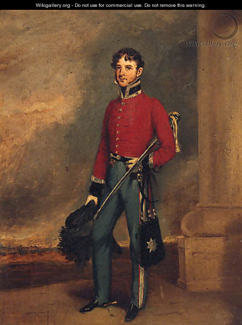 Portrait Of An Officer - (after) Charles E. Ambrose