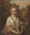 Portrait of a young girl - (after) Charles D