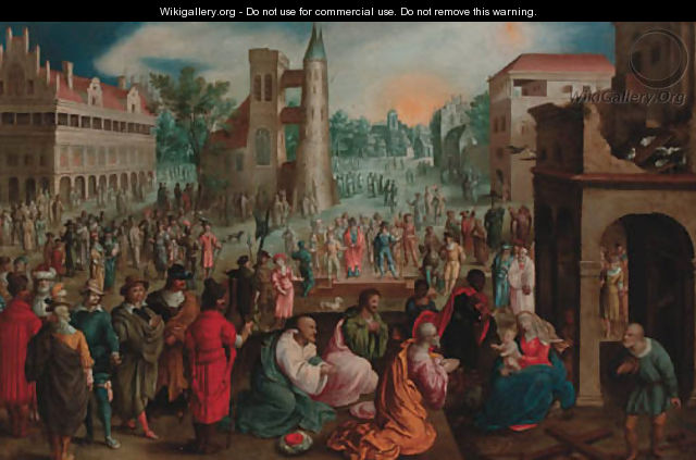 The Adoration of the Magi - (after) Cornelis De Baellieur I