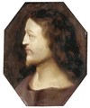 Head of Christ in profile - (after) Cornelis Cornelisz Van Haarlem