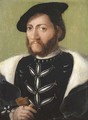 Portrait of a bearded gentleman - (after) Corneille De Lyon