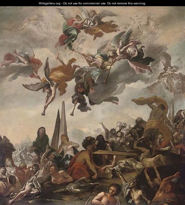 The Resurrection of the dead - (after) Claudio Francesco Beaumont
