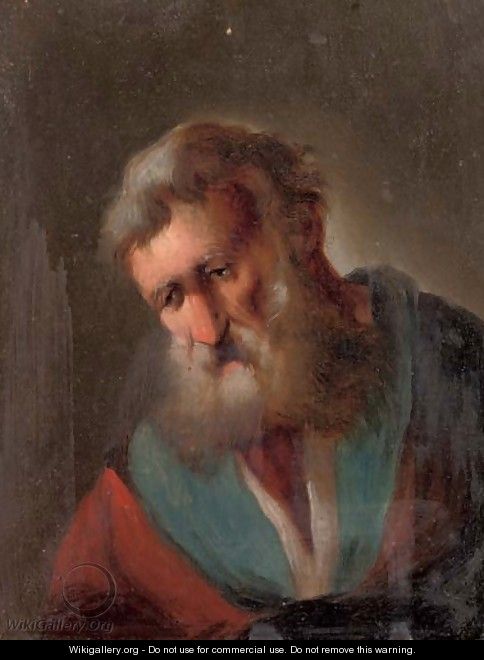 An elderly bearded man - (after) Christian Wilhelm Ernst Dietrich