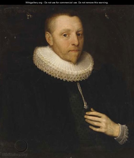 Portrait of a gentleman - (after) Cornelis De Vos