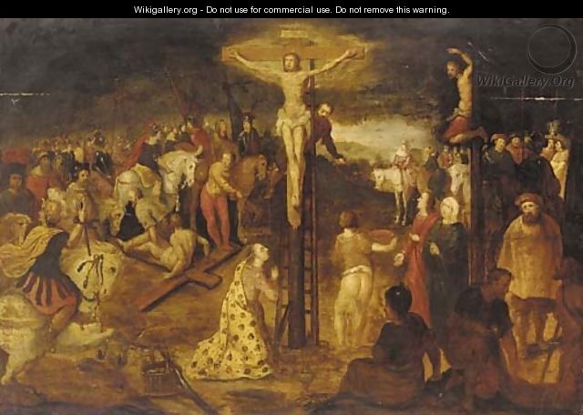 The Crucifixion - (after) Cornelis De Baellieur