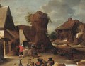 A village blacksmith - (after) David The Younger Teniers