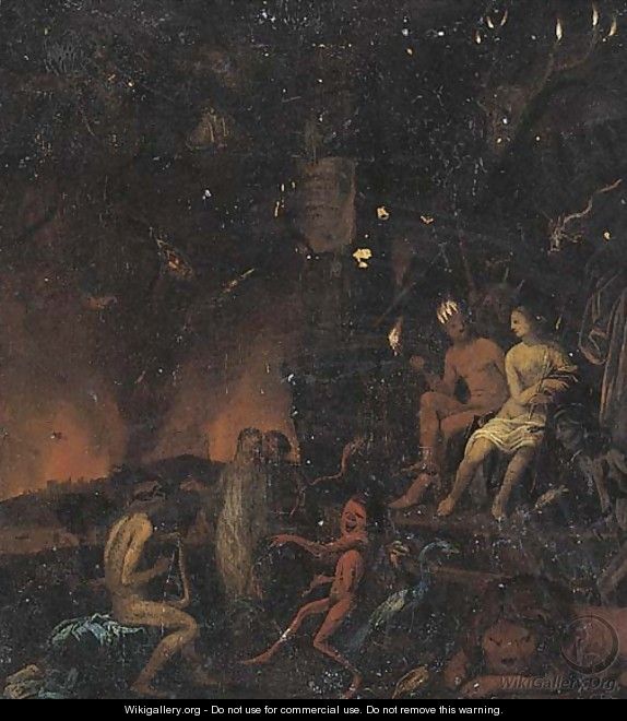 Orpheus in the Underworld - (after) David Ryckaert III