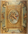 A trompe l'oeil ceiling painting with putti disporting - (after) Daniel The Elder Marot