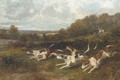 Hounds on the scent - (after) Arthur Alfred Davis