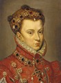 Portrait of Elizabeth of Valois, Queen of Spain - (after) Antonis Mor
