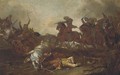 A cavalry skirmish 2 - (after) Antonio Calza