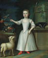 Portrait of a young girl, said to be Miss Mildred Drew - (after) Bartholomew Dandridge