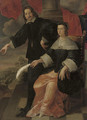 A double portrait of a gentleman and a lady - (after) Bartholomeus Van Der Helst
