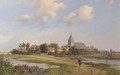 The outskirts of Nootdorp in summer - (after) Bartholomeus Johannes Van Hove