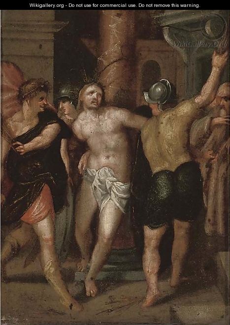 The Flagellation - (after) Bartholomaeus Spranger