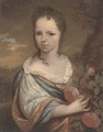 Portrait of a girl - (after) Carel De Moor